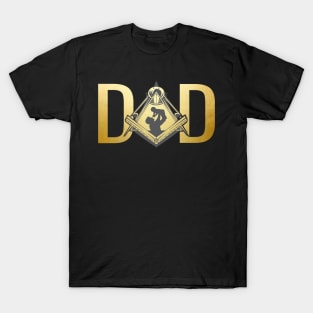 Masonic Dad Freemasonry Fathers Day Freemason T-Shirt